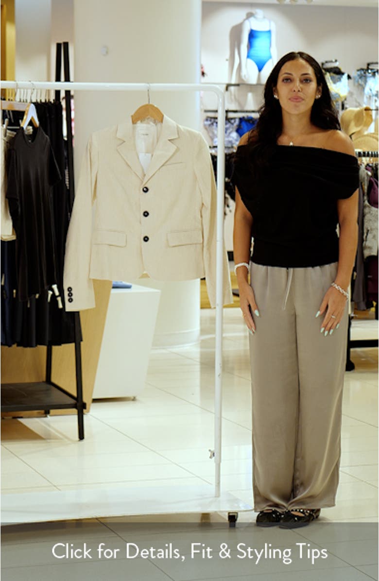 The Striped Smart Blazer, sales video thumbnail