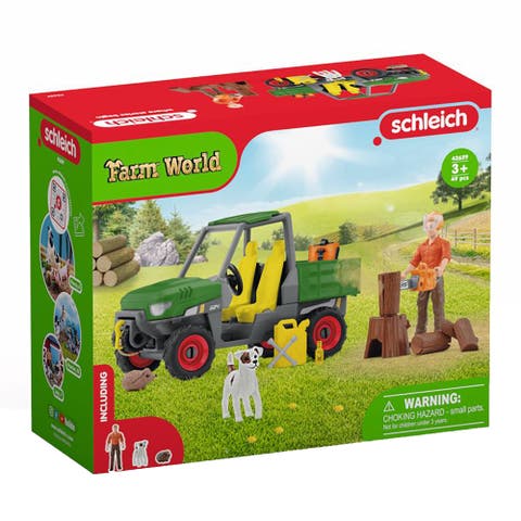 Farm World Working In The Forest Figurine Playset