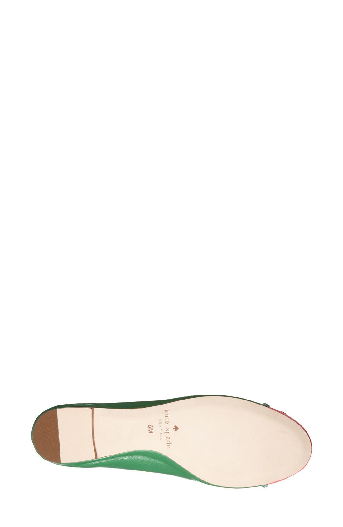 'jade' watermelon skimmer flat, Alternate, color, GRASS GREEN