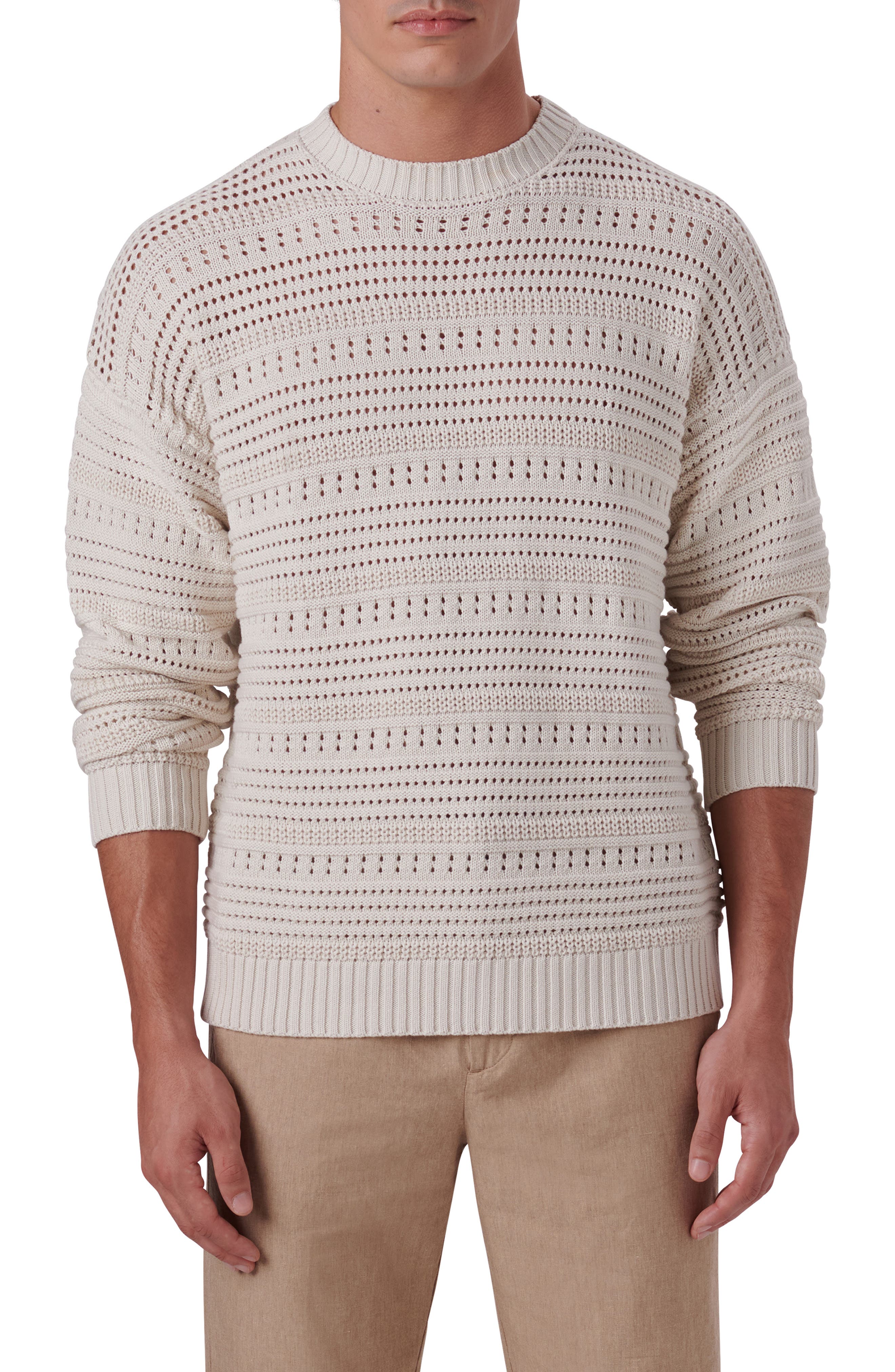 Bugatchi Cotton Crewneck Sweater