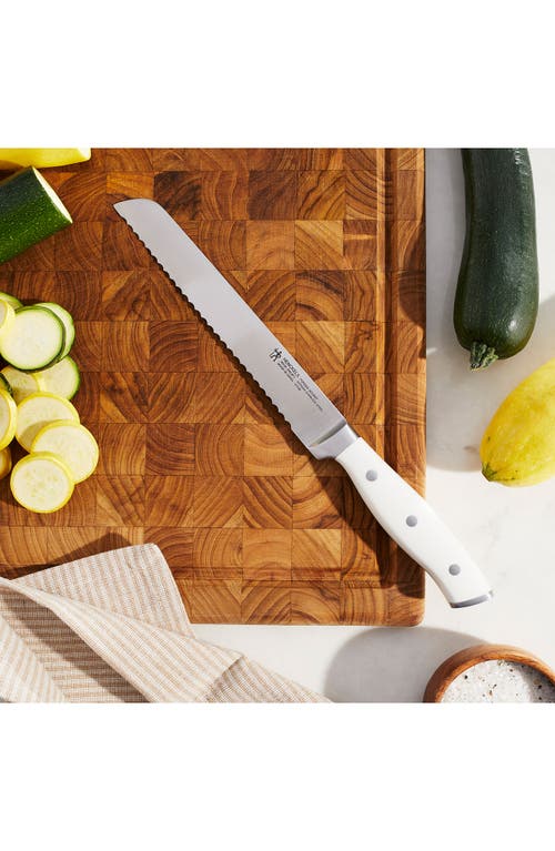 Henckels Cutlery Forged Accent 8-inch Bread Knife In White