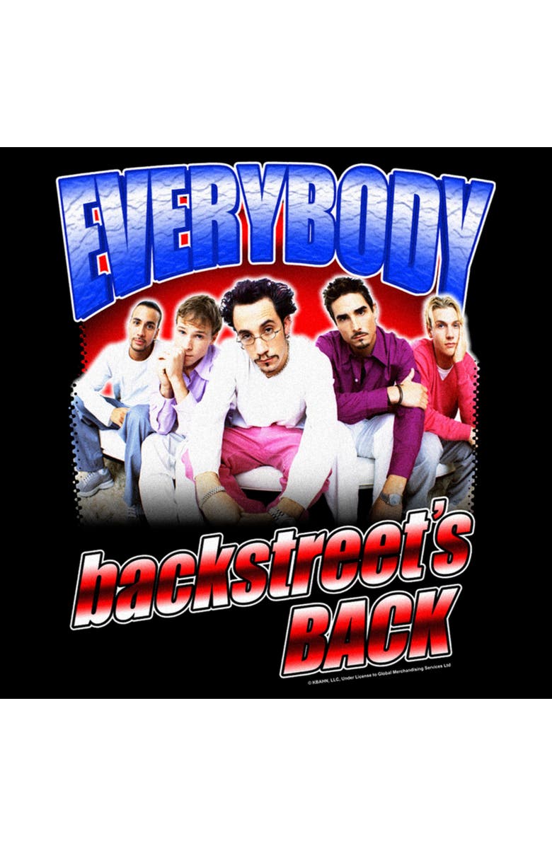 Backstreet Boys Men's Backstreet Boys Everybody Backstreet's Back Graphic T-Shirt, Alternate, color, Black