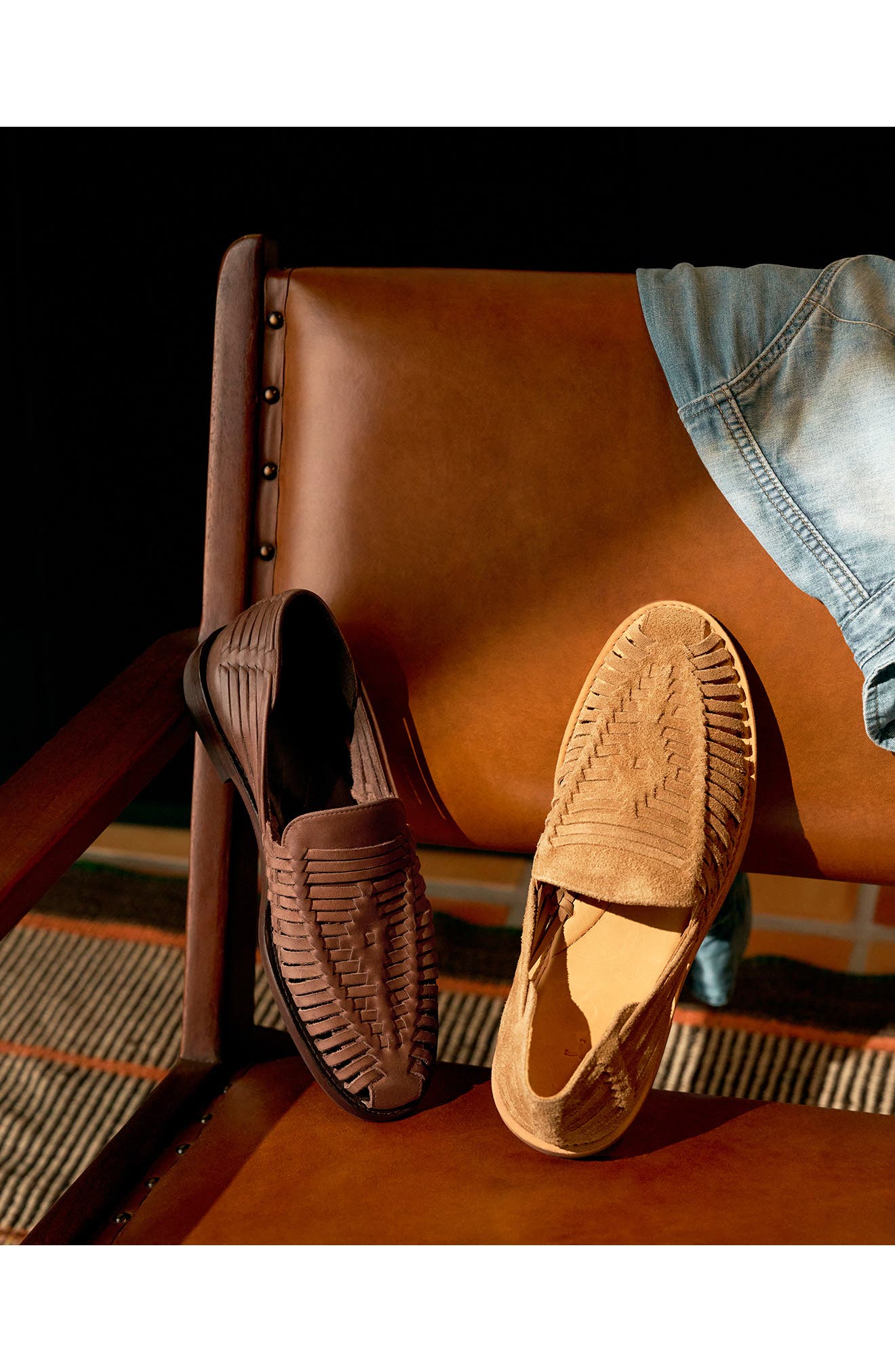 The Mateo Huarache, Alternate, color, CARAMEL