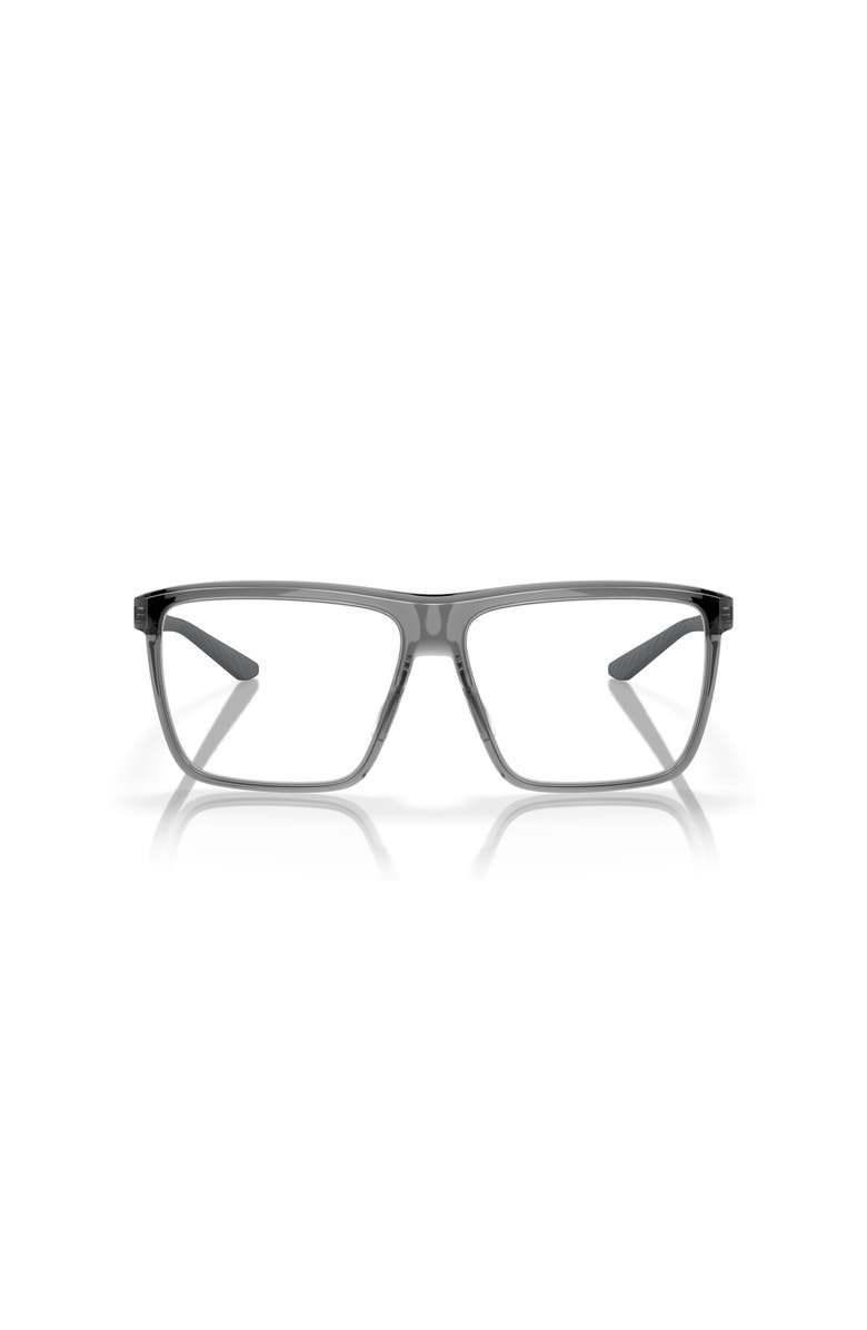 Costa 55mm Rectangle optical glasses, Alternate, color, Grey