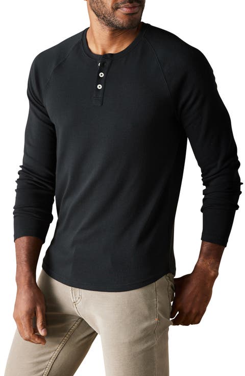 Puremeso Two Button Henley