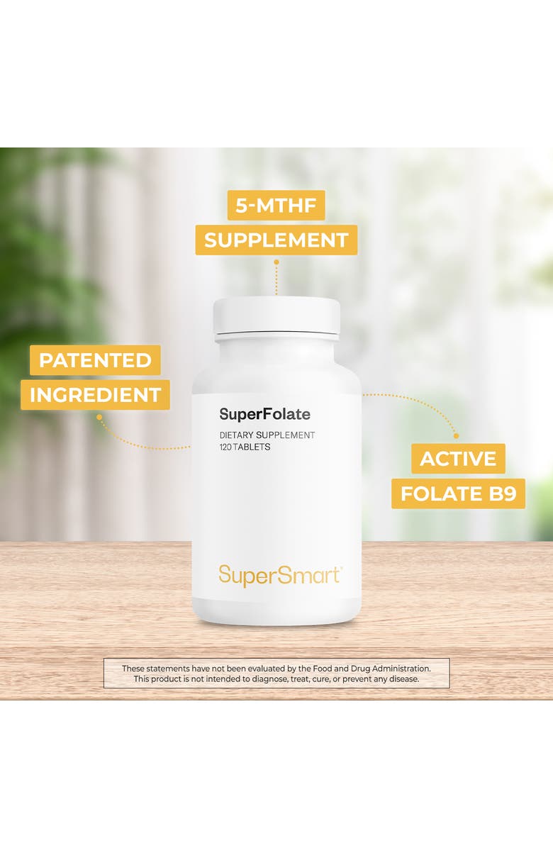 SuperSmart SuperFolate 400mcg / 4g, Alternate, color, NO COLOR