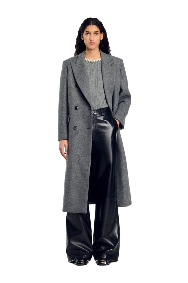 Cable knit sweater, Alternate, color, Grey