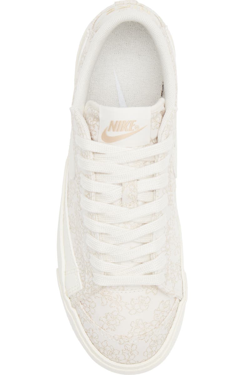 Nike Blazer Low '77 SE Floral Jacquard Sneaker, Alternate, color,