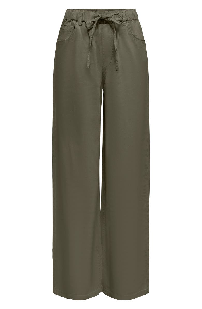 Only Onsilla Pull-On Wide Pants, Main, color, Kalamata