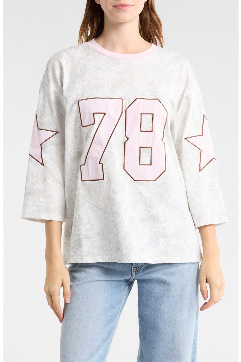 Oversize 78 Camo T-Shirt, Main, color, SNOW CAMO