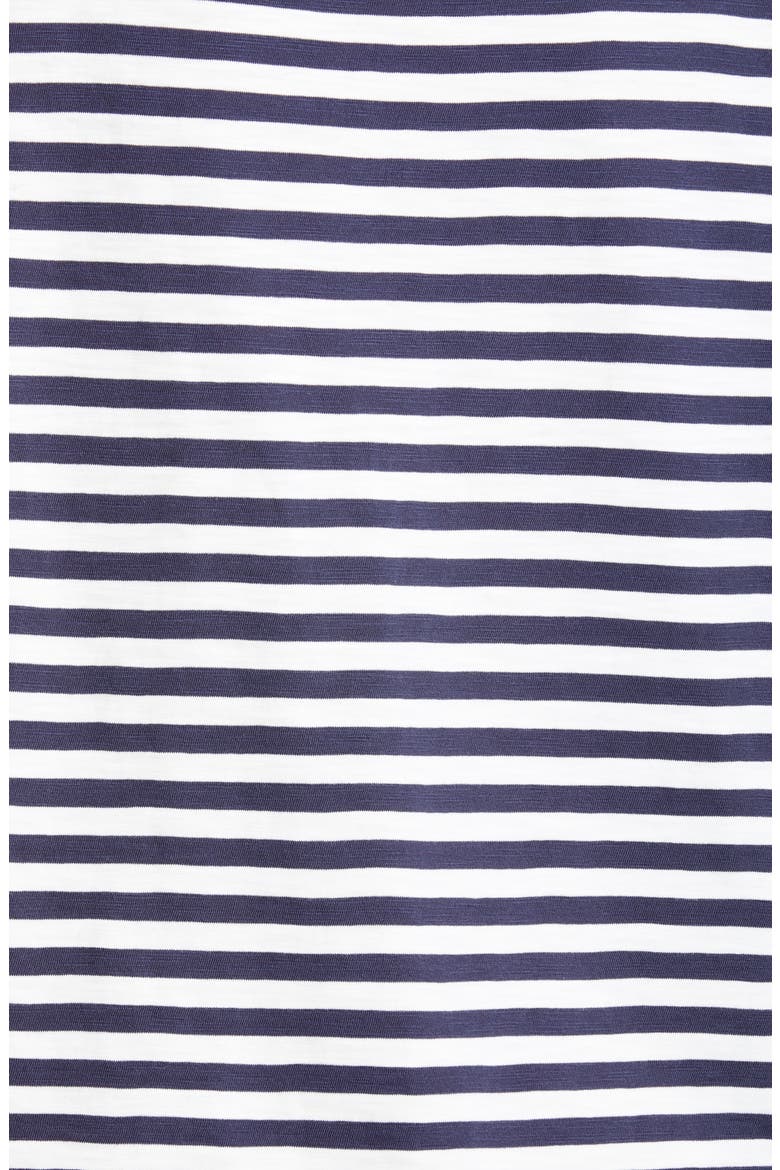 Stripe Slub Boxy Tee, Alternate, color, NAVY/ NATURAL