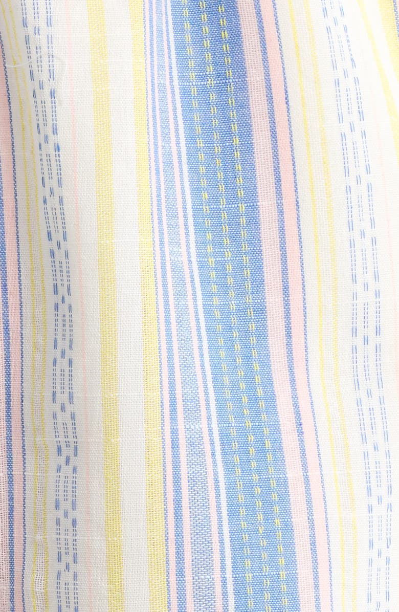 SUGARLIPS Vexie Striped High Waisted Shorts, Alternate, color, Blue-Multi
