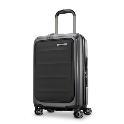 Samsonite Octiv Pro Front Pocket Carry-on 20-inch Hardside Spinner In Black