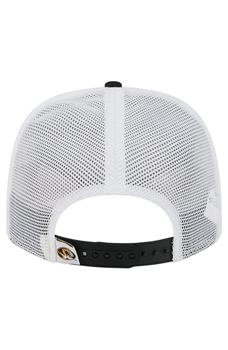 New Era Men's New Era  Black Missouri Tigers Team 9SEVENTY COOLERA Trucker Adjustable Hat, Alternate, color, Black