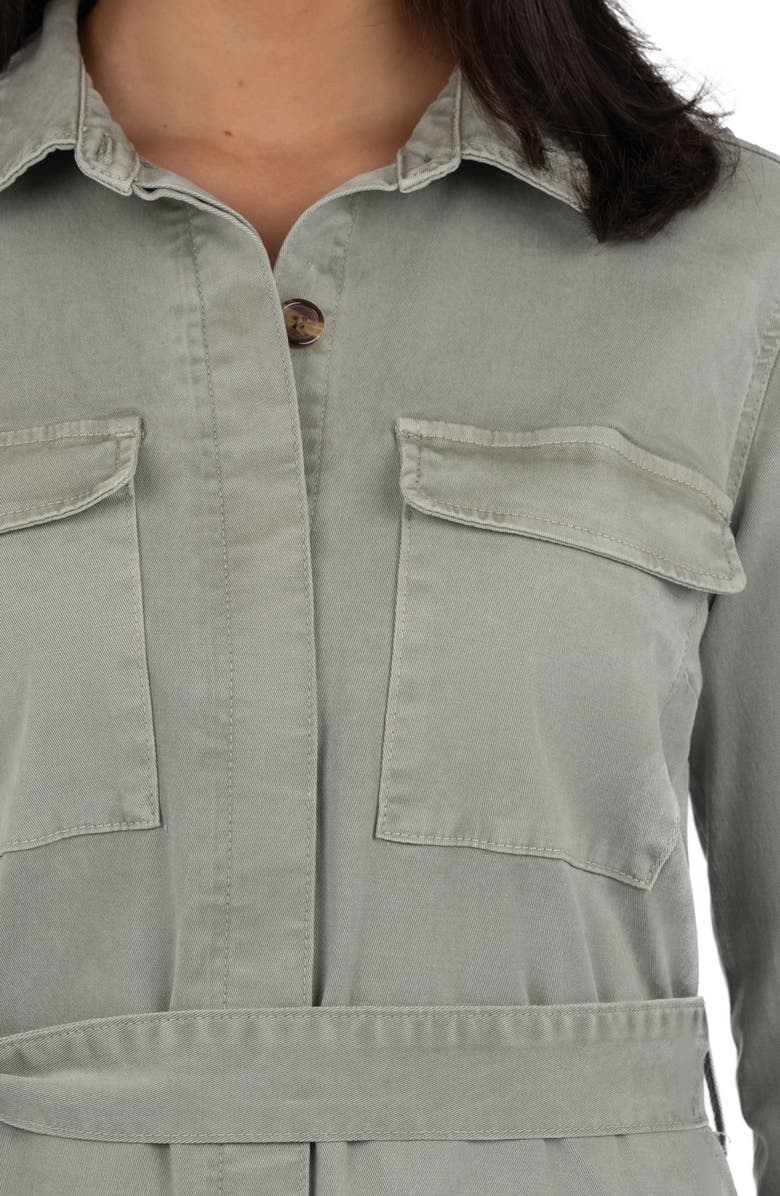 KUT from the Kloth Alva Long Sleeve Belted Shirtdress, Alternate, color, 