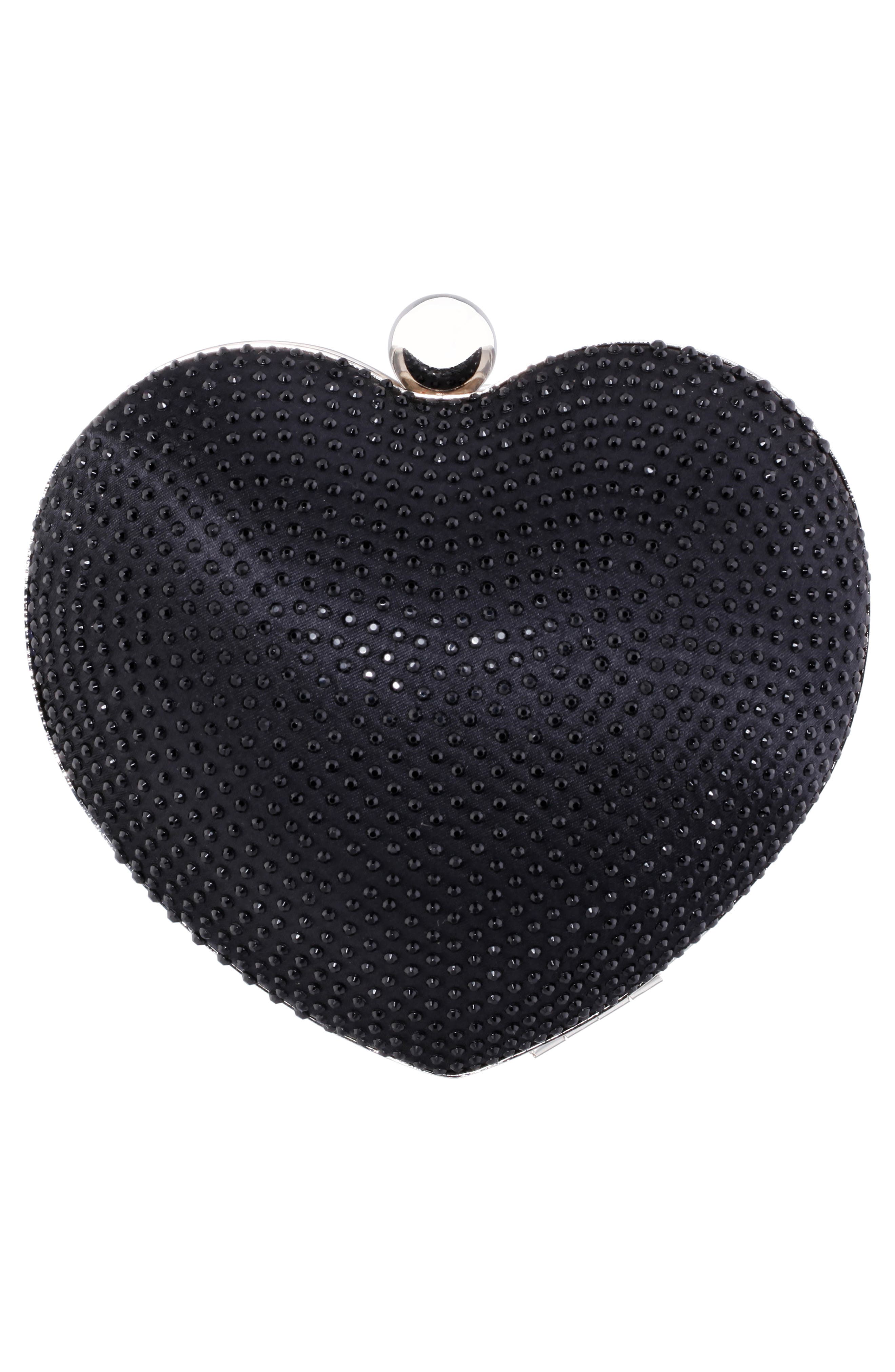 Nina Crystal Embellished Minaudière, Alternate, color, 