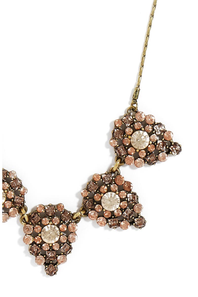 'Frost' Crystal Teardrop Necklace, Alternate, color, LIGHT PINK