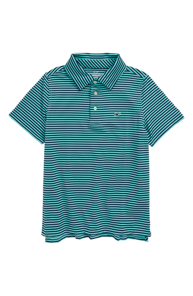 vineyard vines Feeder Stripe Performance Polo, Main, color,
