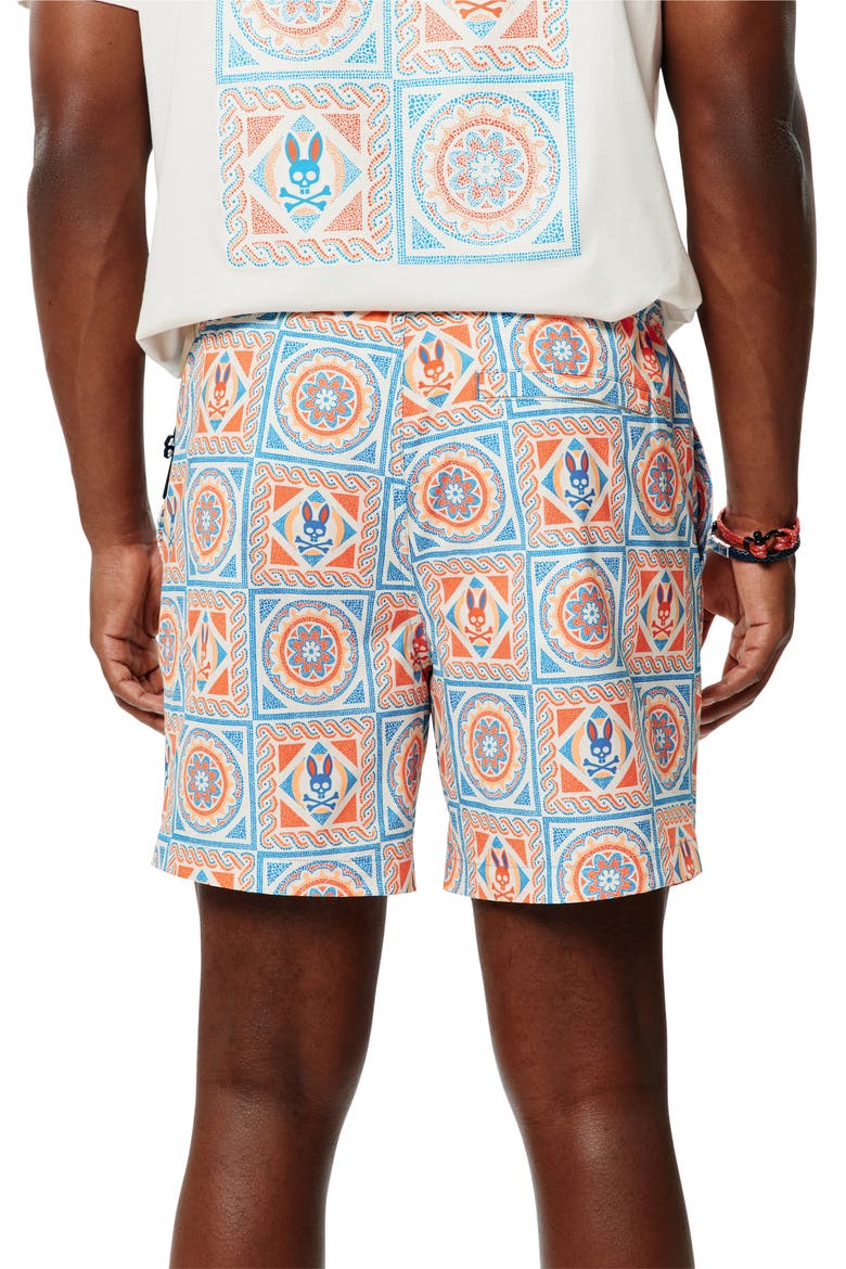 Frank All Over Swim Trunks, Alternate, color, BLUE DANUBE