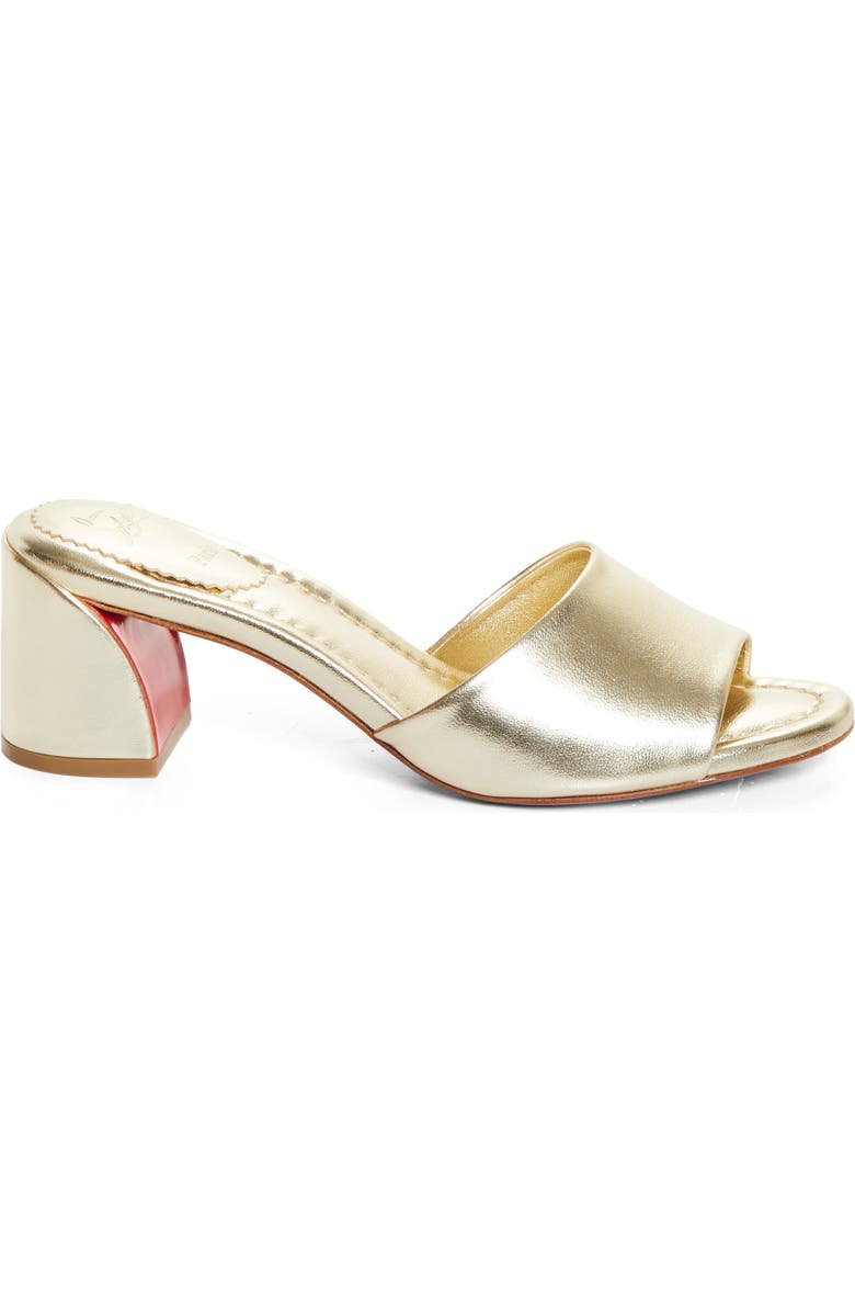 Christian Louboutin Jane Slide Sandal, Alternate, color, Platine/ Platine