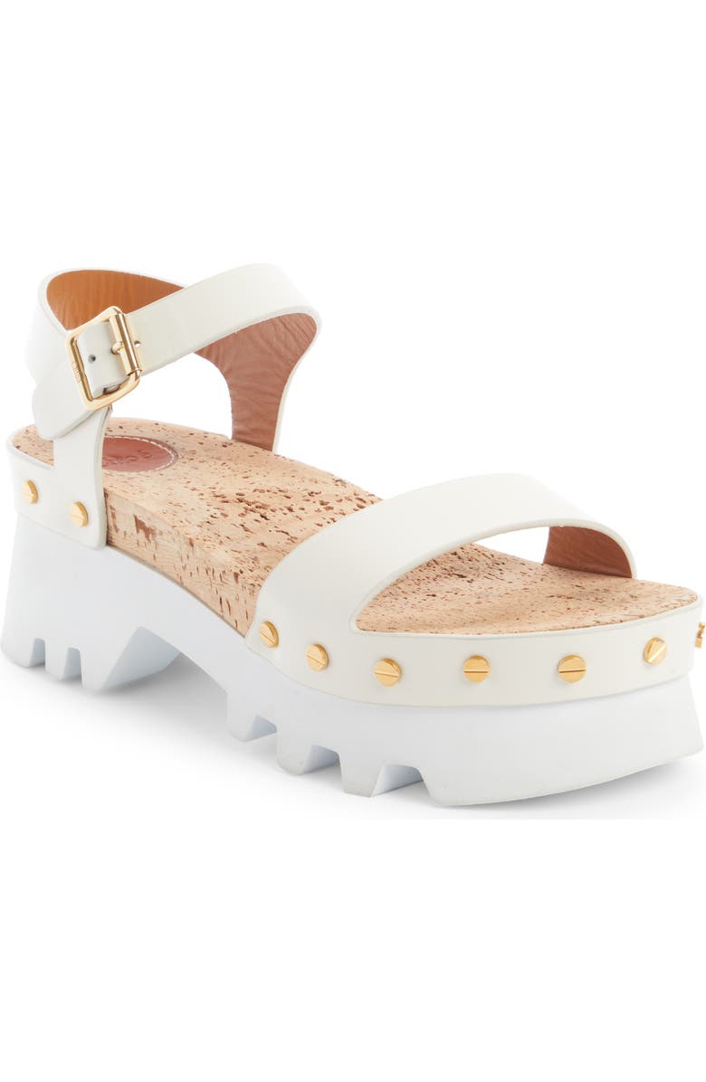 Chloé Owena Quarter Strap Platform Sandal, Main, color,