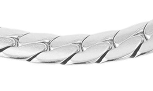 Adornia Tarnish Resistant Foxtail Chain Bracelet In Silver