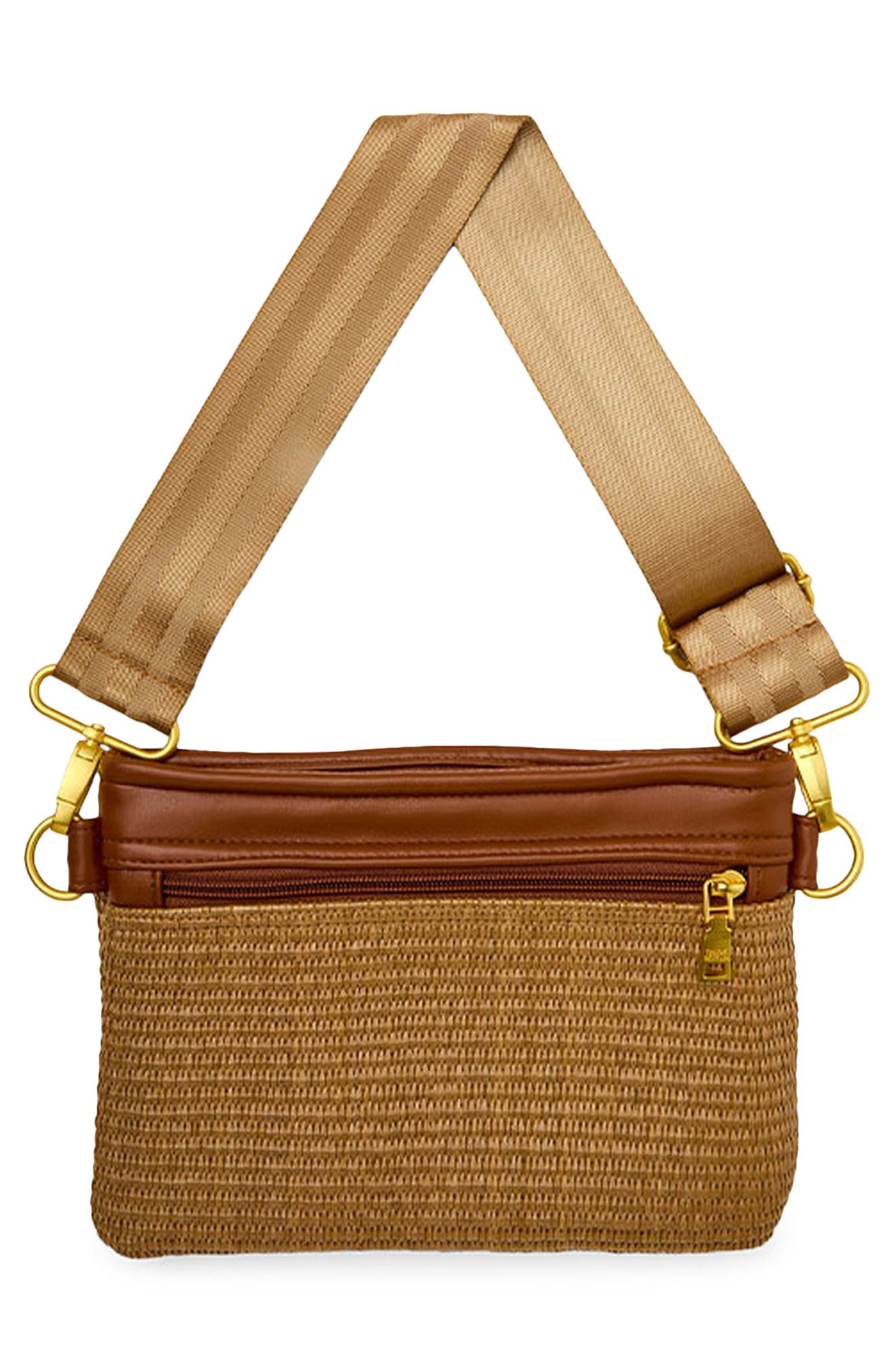 THINK ROYLN Yacht 2.0 Bum Bag, Alternate, color, Sand Dune Raffia
