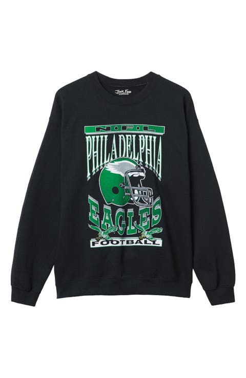 Philadelphia Eagles Cotton Blend Crewneck Sweatshirt