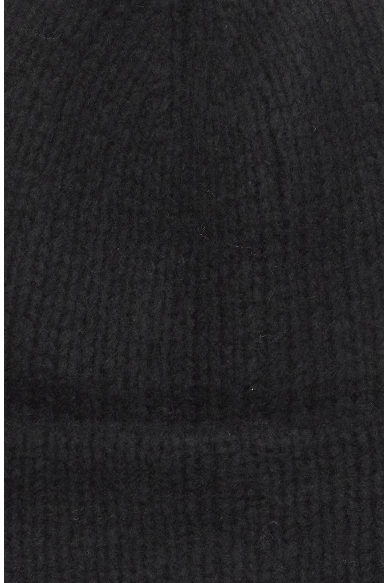 Big Knit Big Wool & Cashmere Beanie, Alternate, color, BLACK