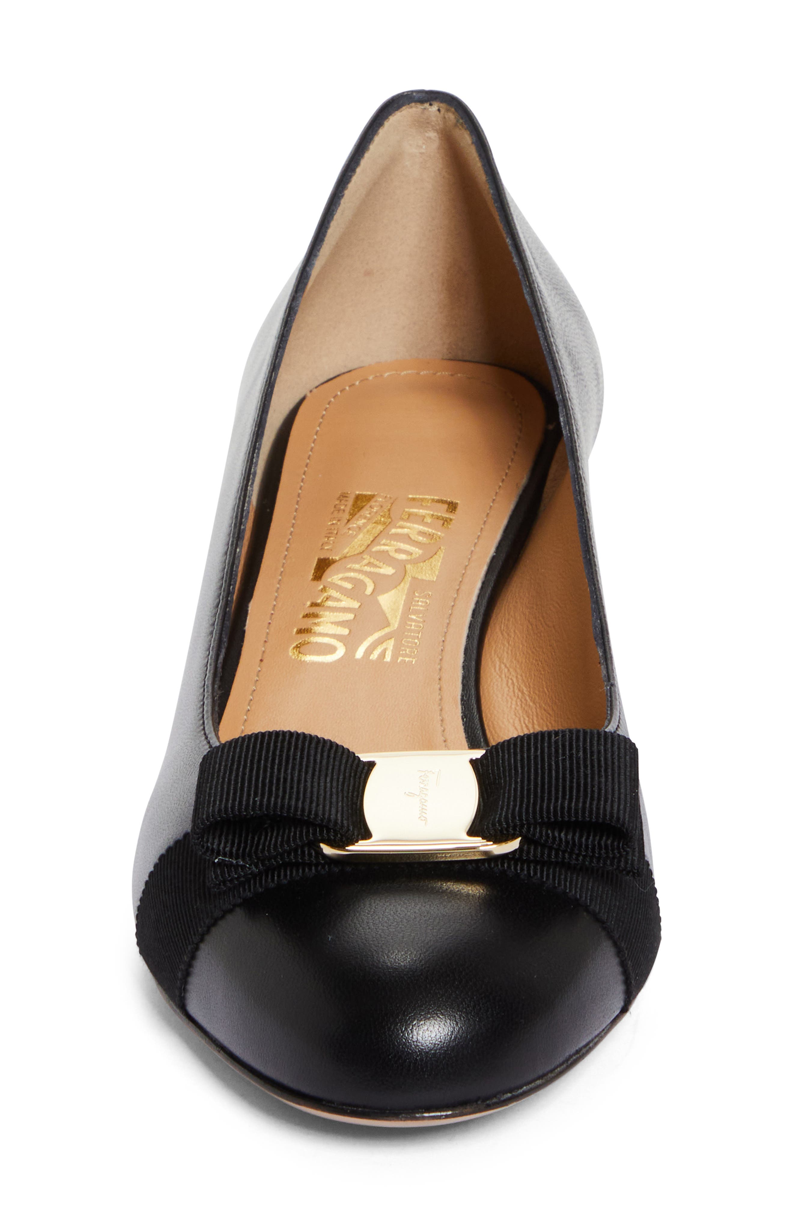 FERRAGAMO Vara Soft Pump, Alternate, color, Black