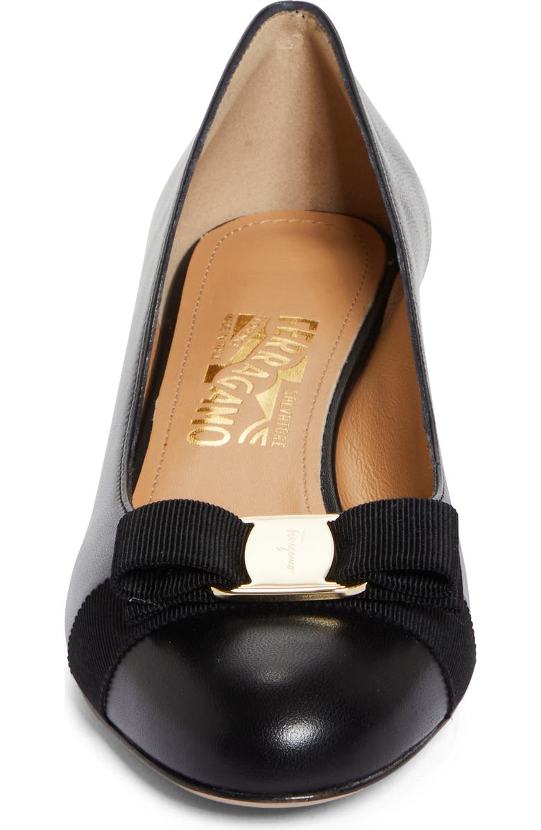 FERRAGAMO Vara Soft Pump, Alternate, color, Black