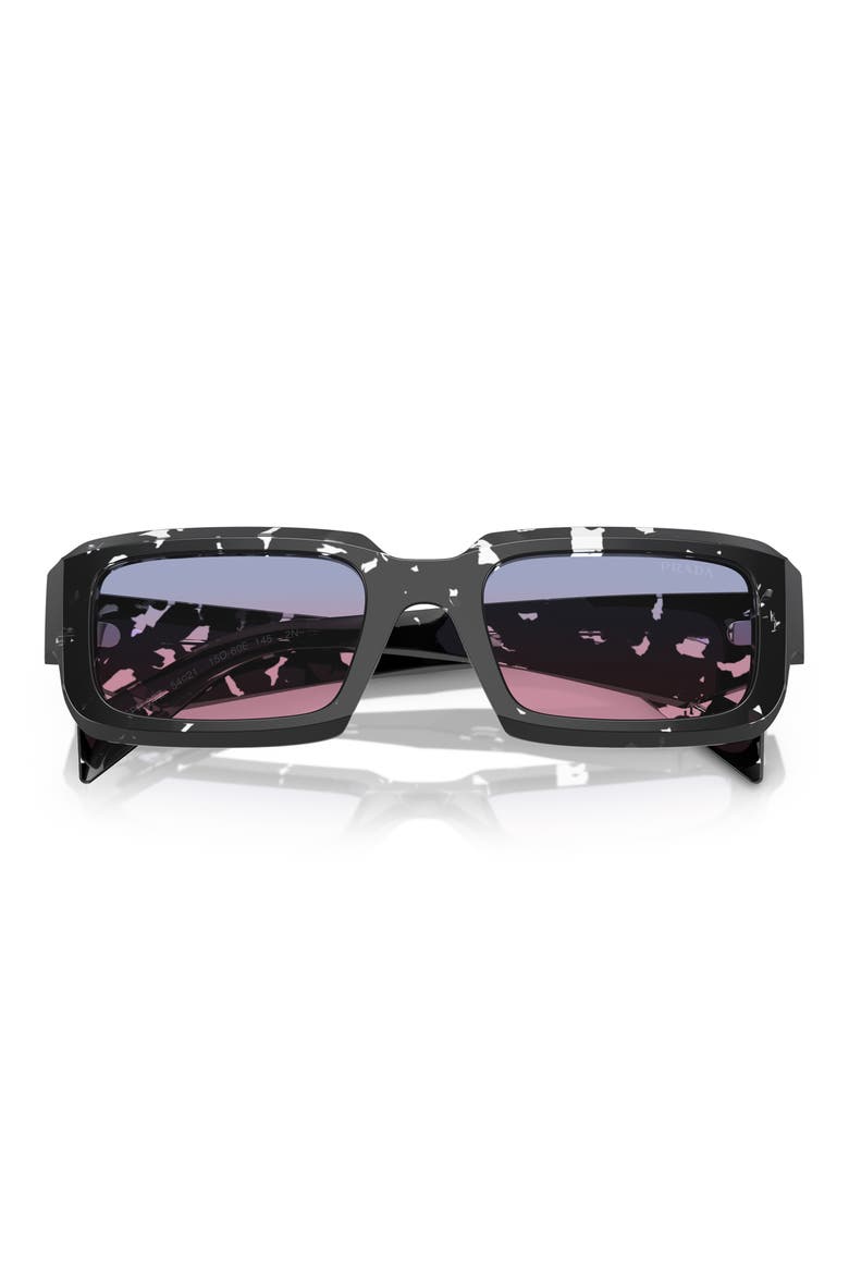 54mm Rectangle Gradient Sunglasses, Alternate, color, MAGENTA