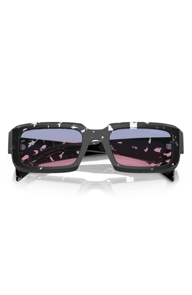 Prada 54mm Rectangle Gradient Sunglasses, Alternate, color, Magenta
