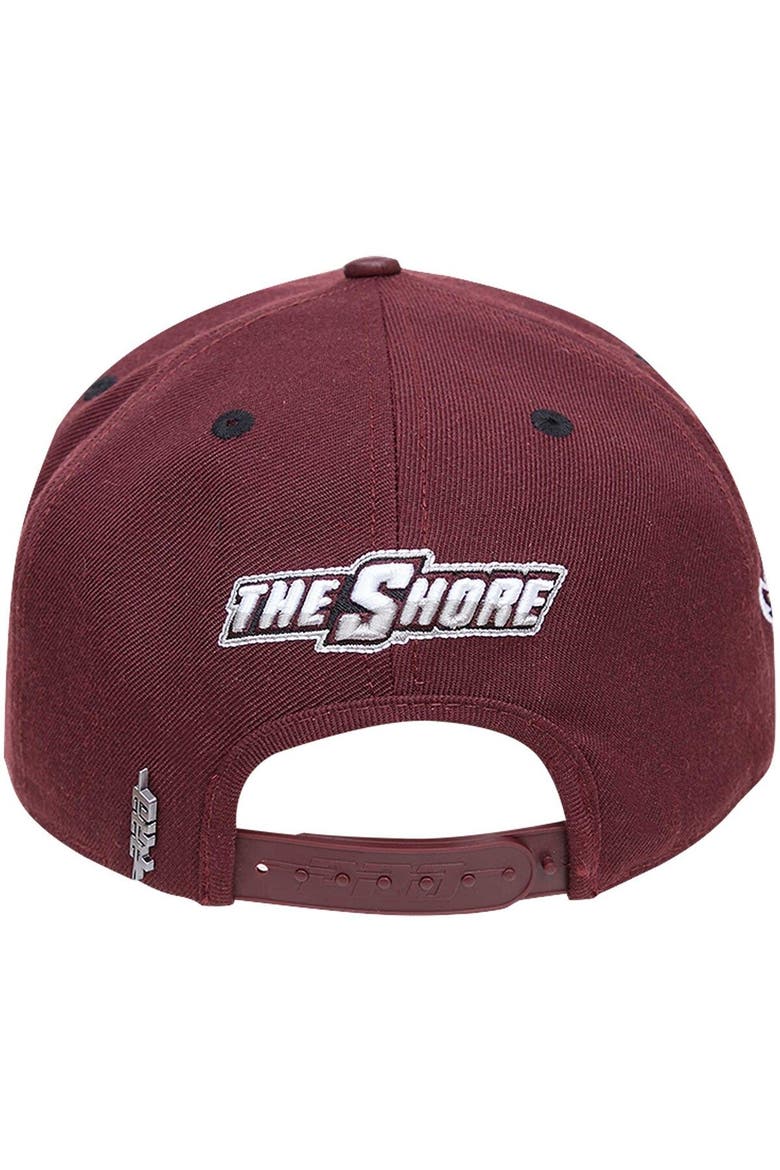 Men's Pro Standard  Maroon Maryland Eastern Shore Hawks Evergreen Hawks Snapback Hat, Alternate, color, Maroon
