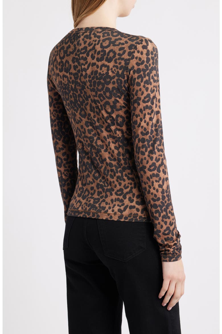 Luca Print Long Sleeve Top, Alternate, color, LEOPARD