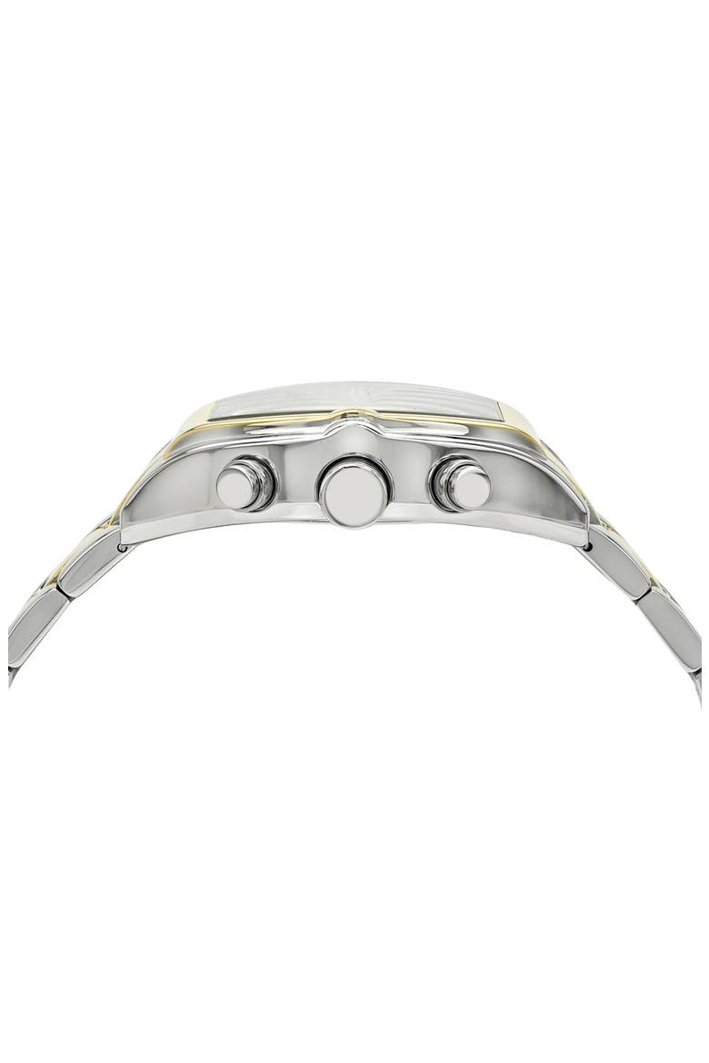 Roman Chronograph Bracelet Watch, 42mm, Alternate, color, TWO-TONE GREEN
