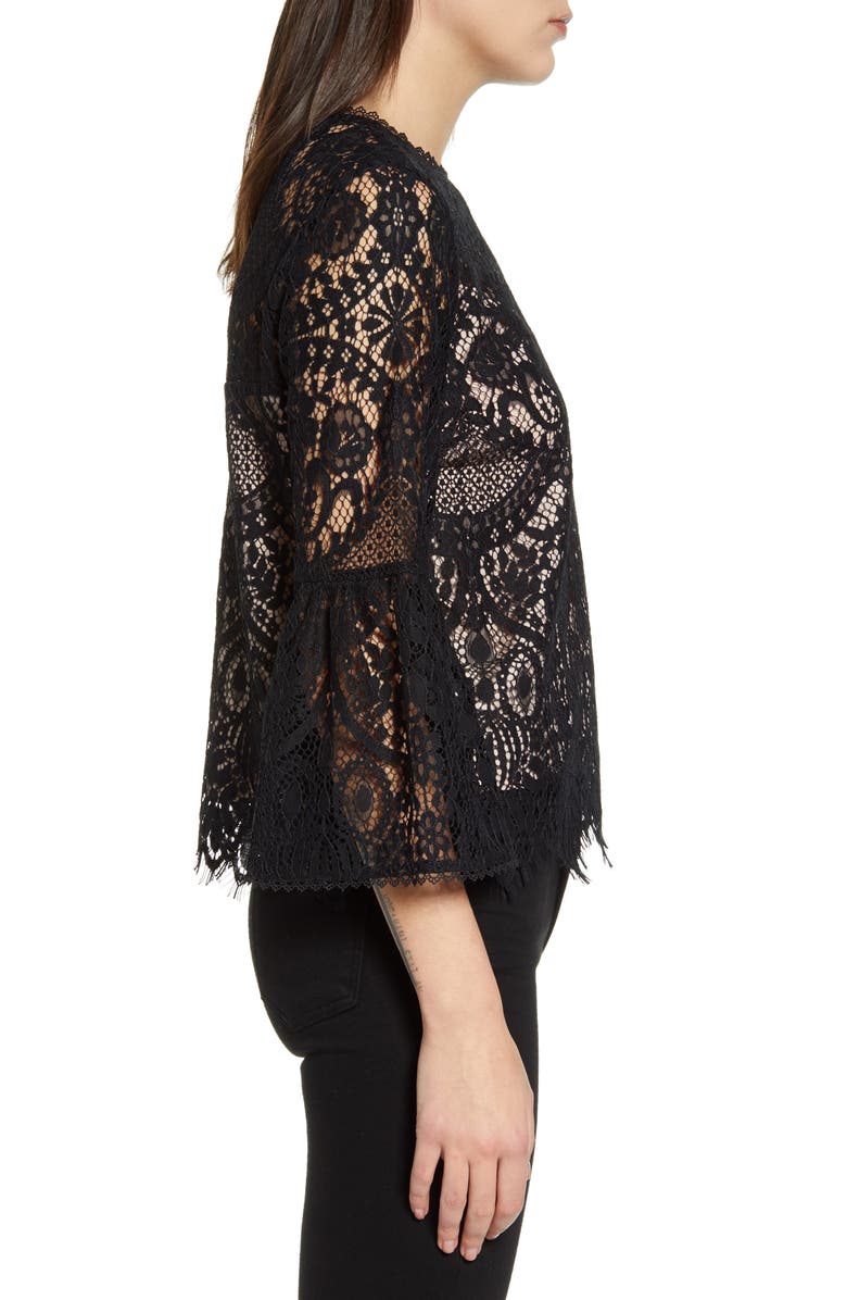 cupcakes and cashmere Geneva Lace Top, Alternate, color,