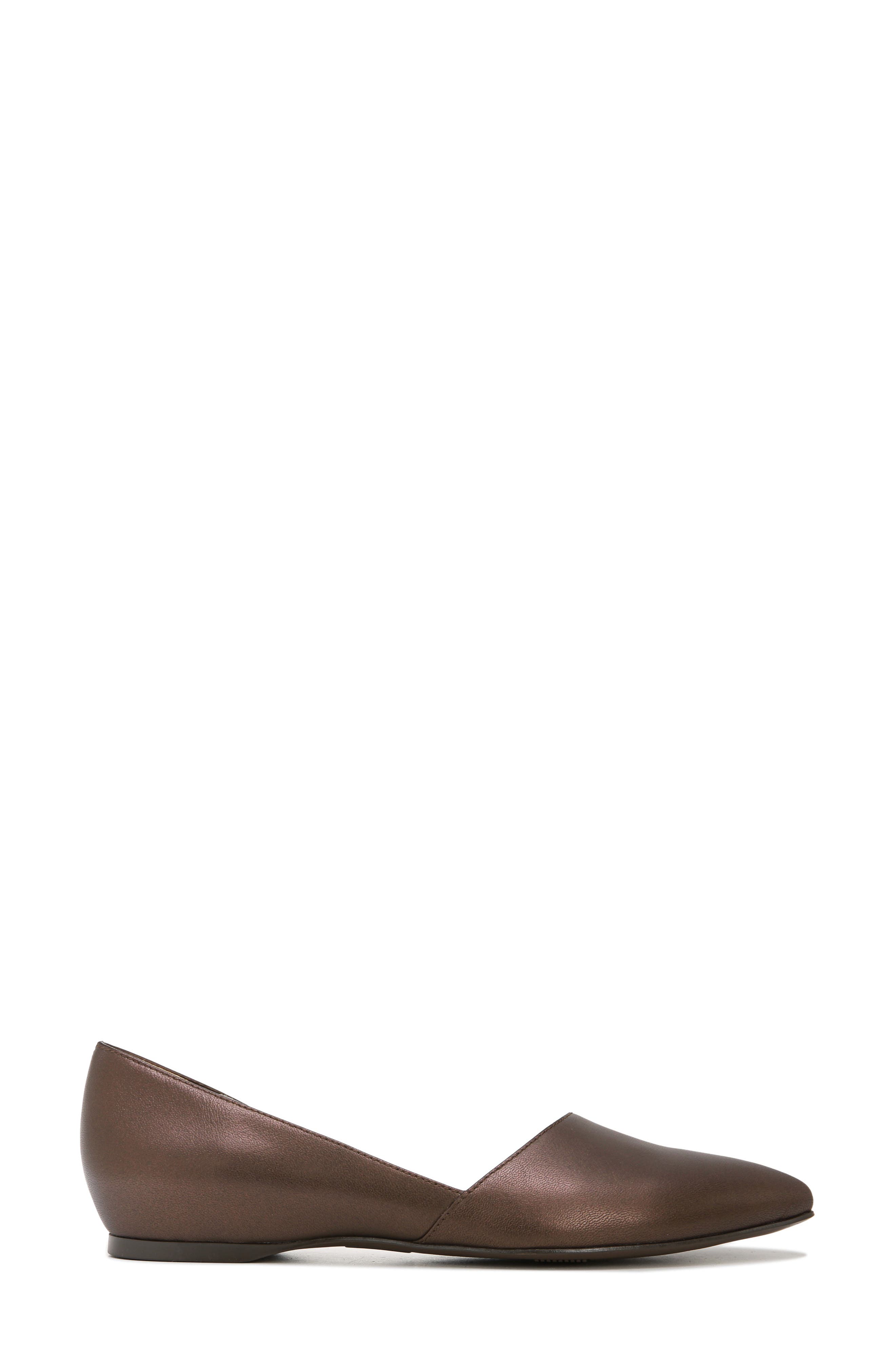 Samantha 2 Flat, Alternate, color, MOCHA PEARL LEATHER