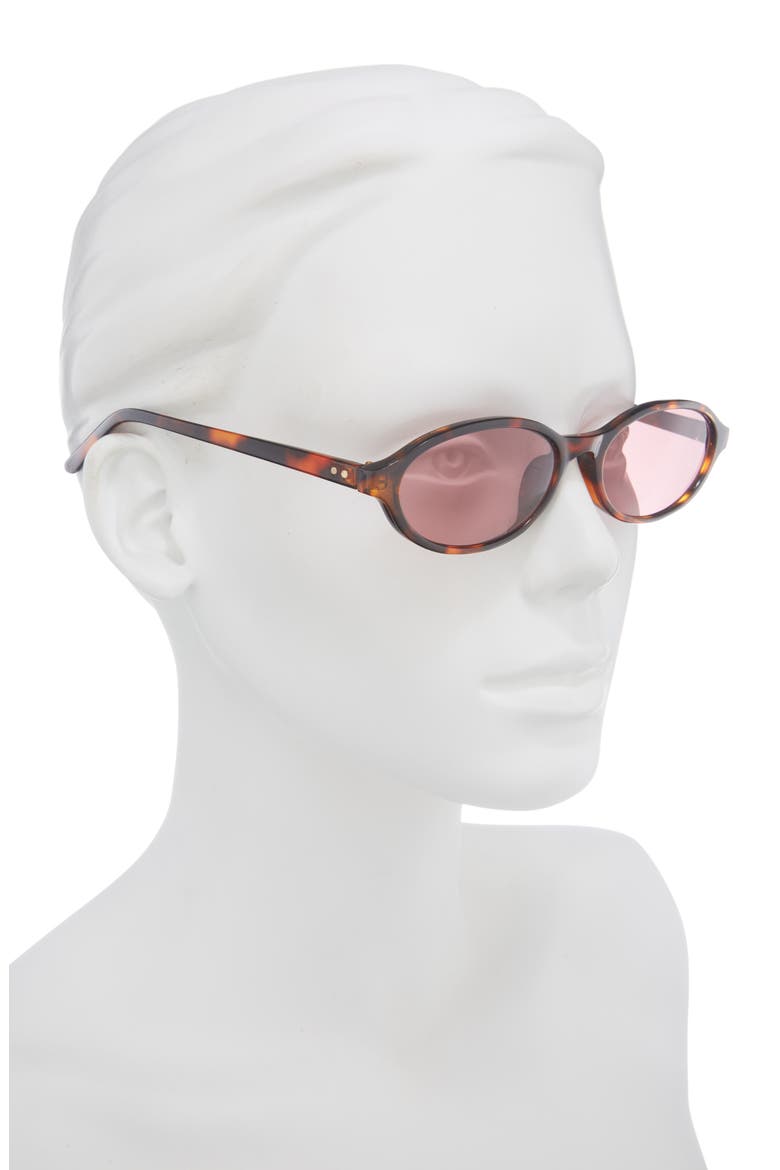 Oval Sunglasses, Alternate, color, TORT