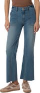 KUT from the Kloth Kelsey High Waist Raw Hem Kick Flare Jeans