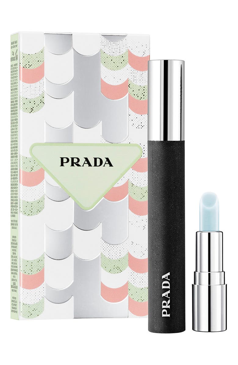 Prada scope Mascara & Mini Lip Balm Set, Main, color, 