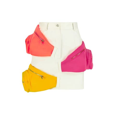 Bum Bag Denim Skirt