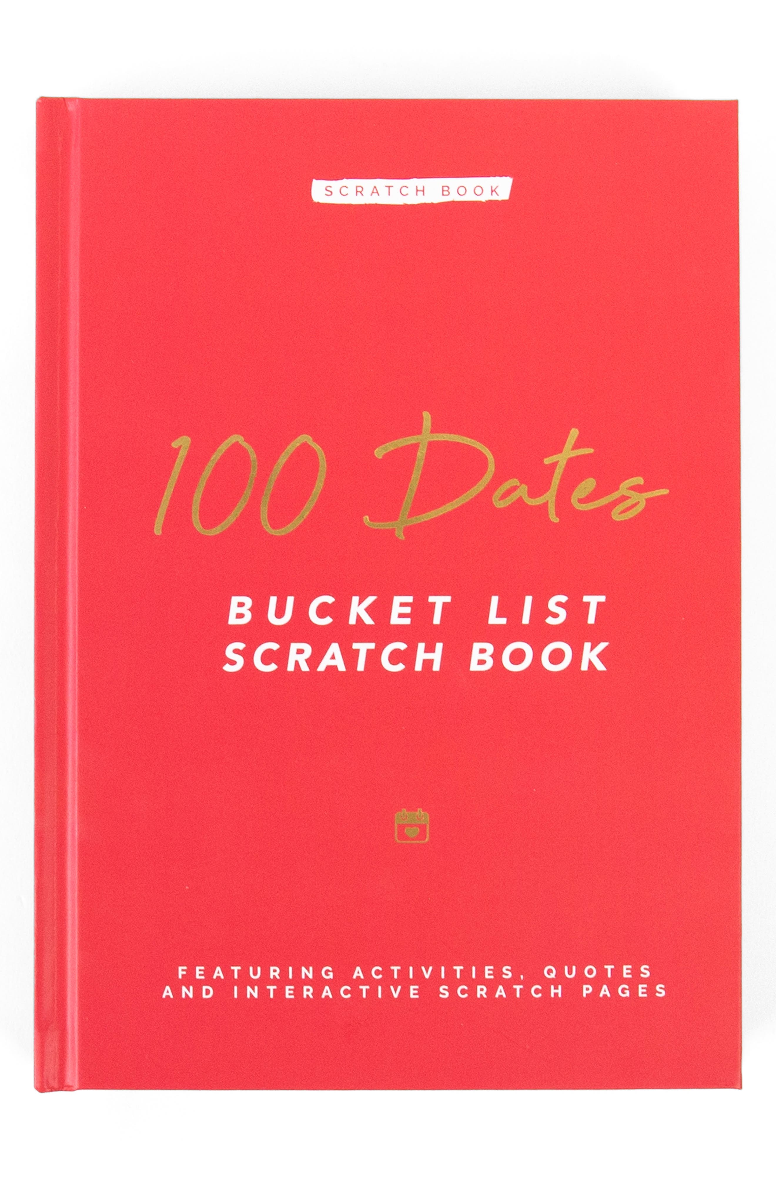 GIFT REPUBLIC 100 Dates Bucket List Scratch Book