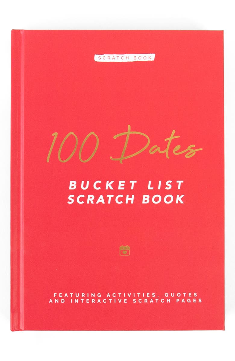 GIFT REPUBLIC 100 Dates Bucket List Scratch Book, Main, color,