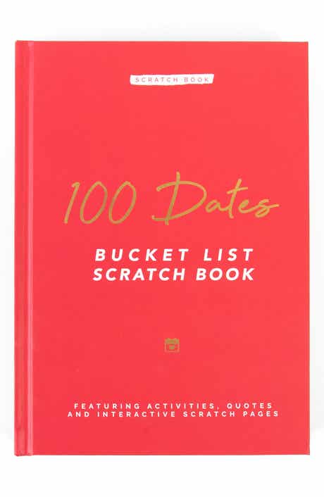 GIFT REPUBLIC 100 Dates Bucket List Scratch Book