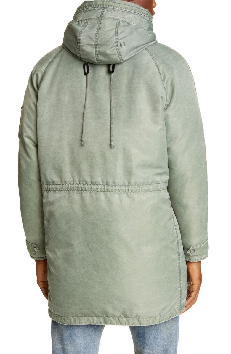 John Elliott Nicasio Hooded Down Nylon Coat, Alternate, color, 