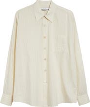 OUR LEGACY Above Stripe Button-Up Shirt