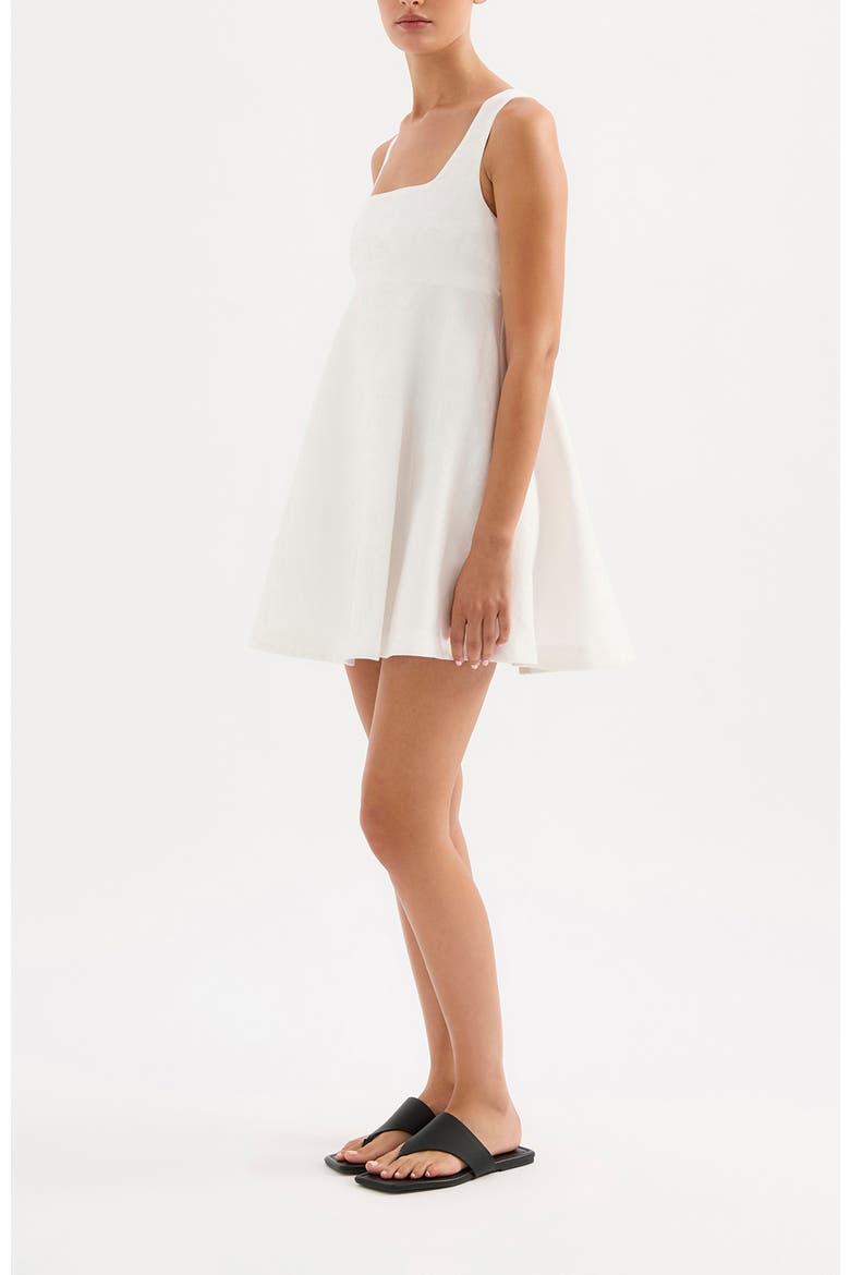 Selene Mini Dress, Alternate, color, White