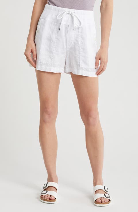 Linen Military Shorts