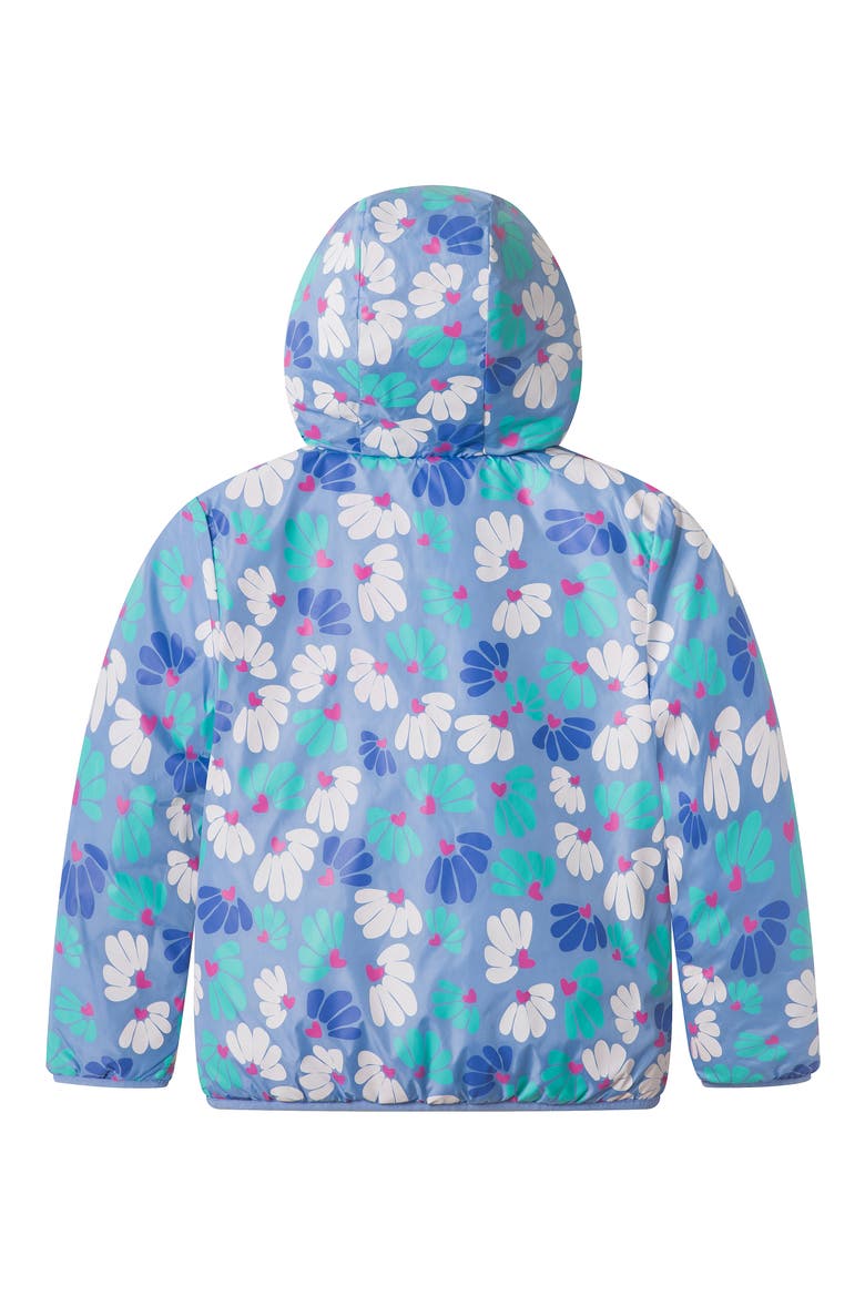 Kids' Reversible Color Changing Puffer Jacket, Alternate, color, PURPLE FLORAL